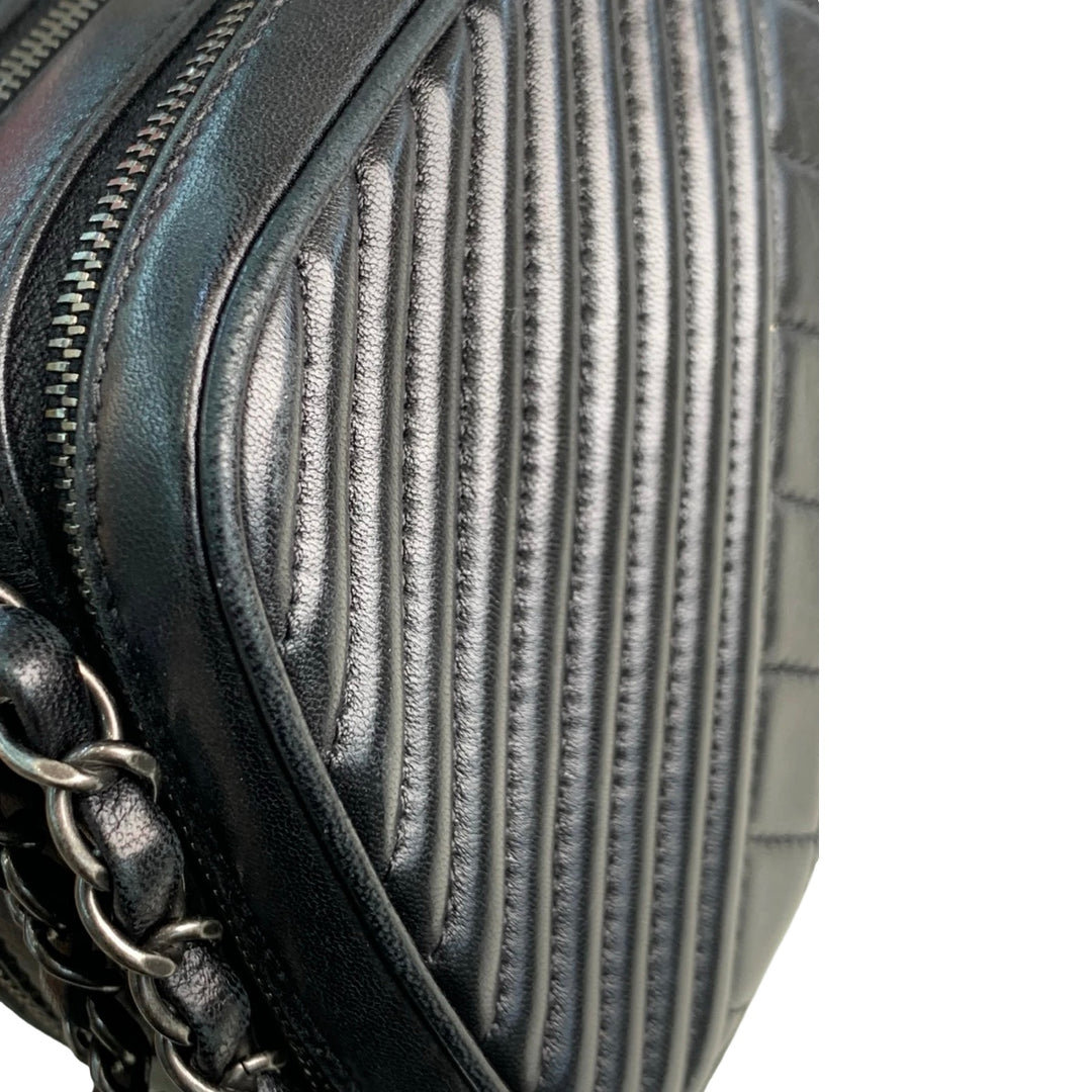 Chanel Coco Boy Camera Calfskin Bag