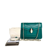 Bvlgari Serpenti Mini Chain Bag Green - Jiaxyk