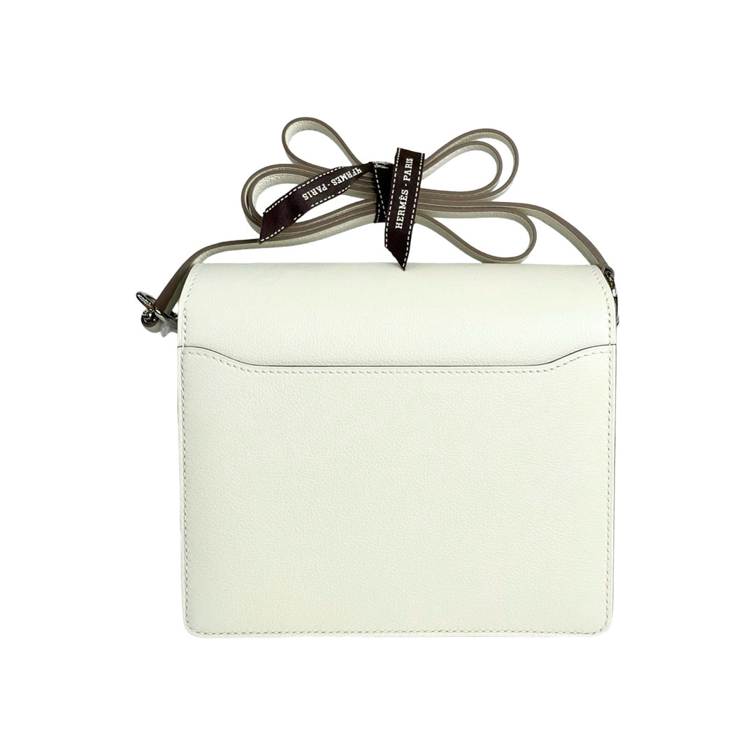 Hermes Mini Roulis Bag Mushroom/Biscuit Evercolor