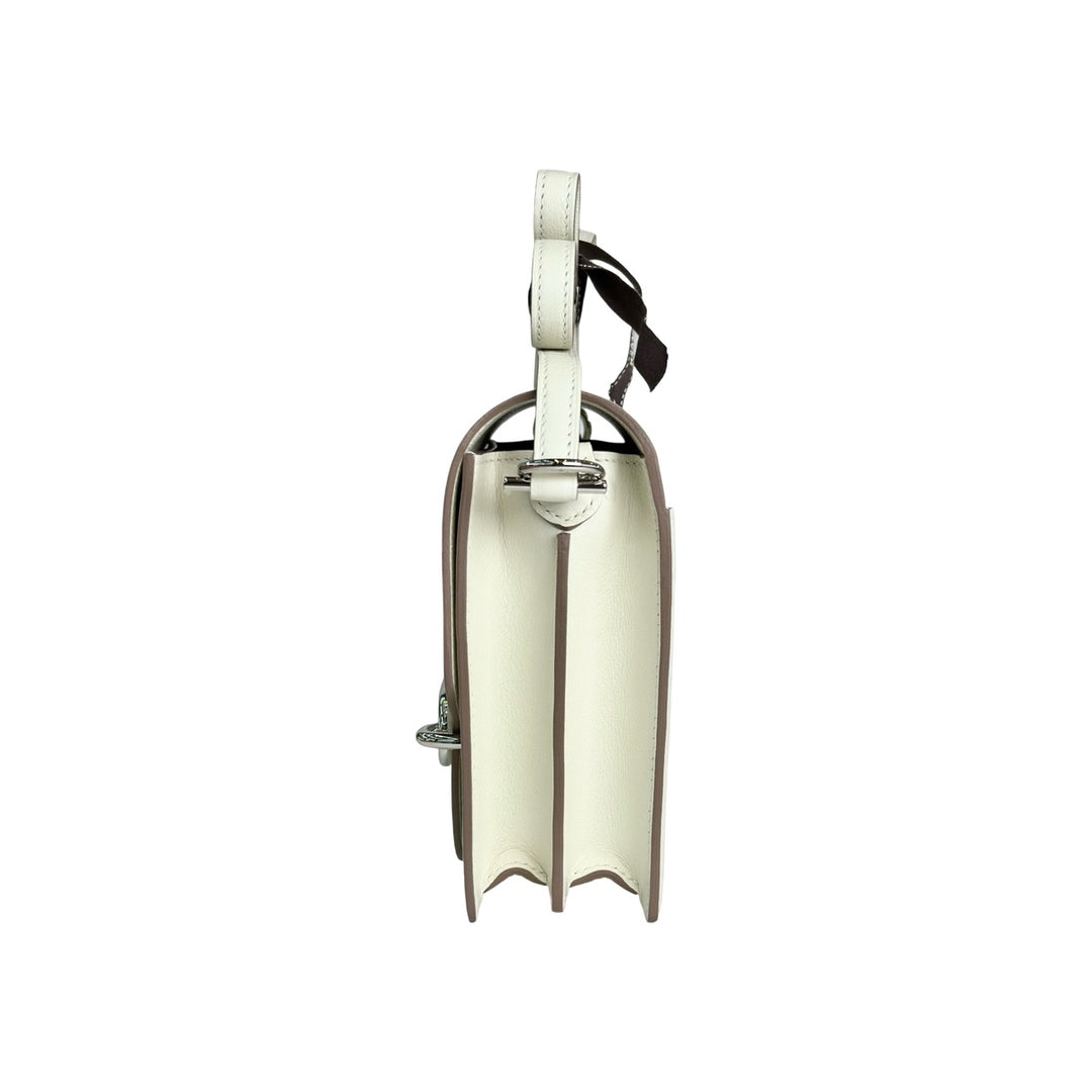 Hermes Mini Roulis Bag Mushroom/Biscuit Evercolor
