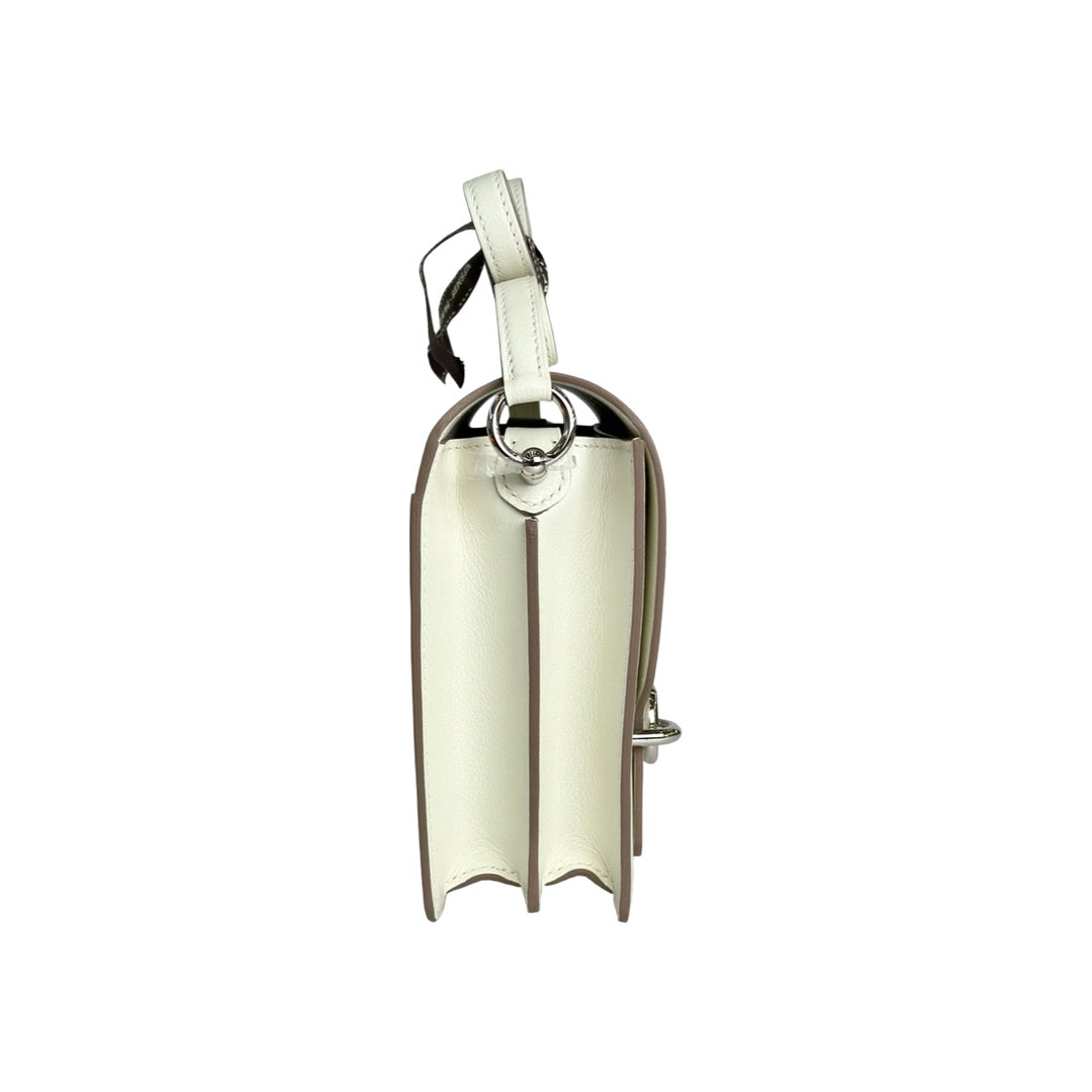 Hermes Mini Roulis Bag Mushroom/Biscuit Evercolor