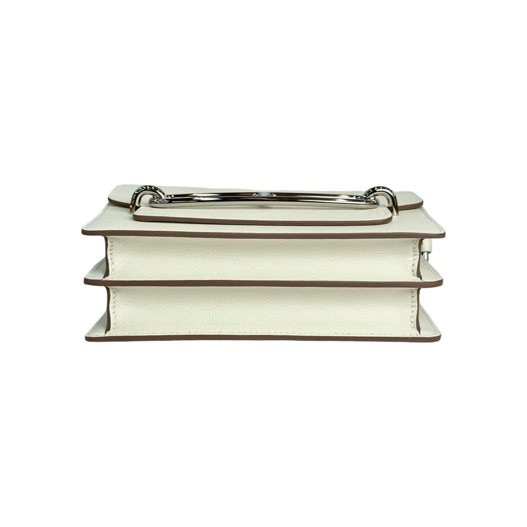 Hermes Mini Roulis Bag Mushroom/Biscuit Evercolor