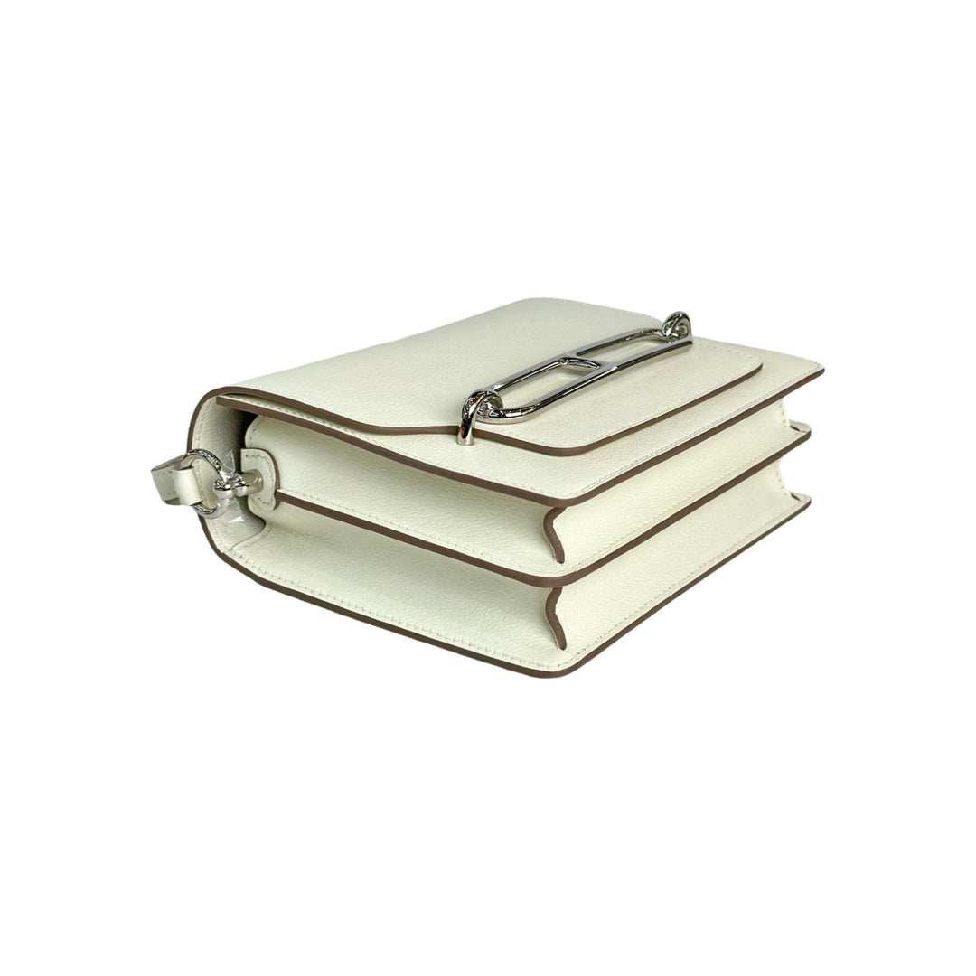 Hermes Mini Roulis Bag Mushroom/Biscuit Evercolor