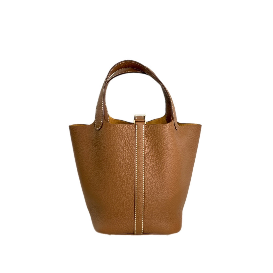 Hermes Picotin 18cm Bag TC Gold