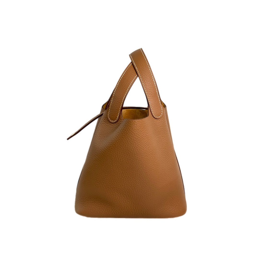 Hermes Picotin 18cm Bag TC Gold