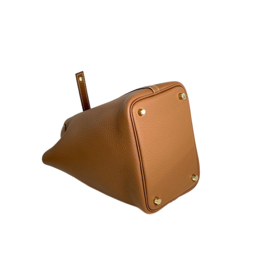 Hermes Picotin 18cm Bag TC Gold