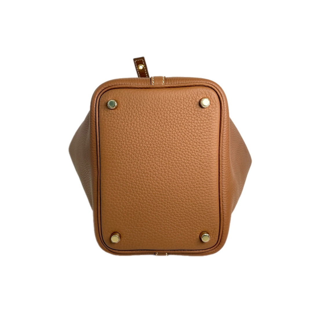 Hermes Picotin 18cm Bag TC Gold