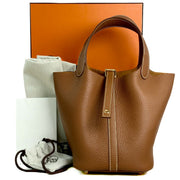 Hermes Picotin 18cm Bag TC Gold
