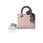 Dior Lady Dior Bag Medium Nude Pink