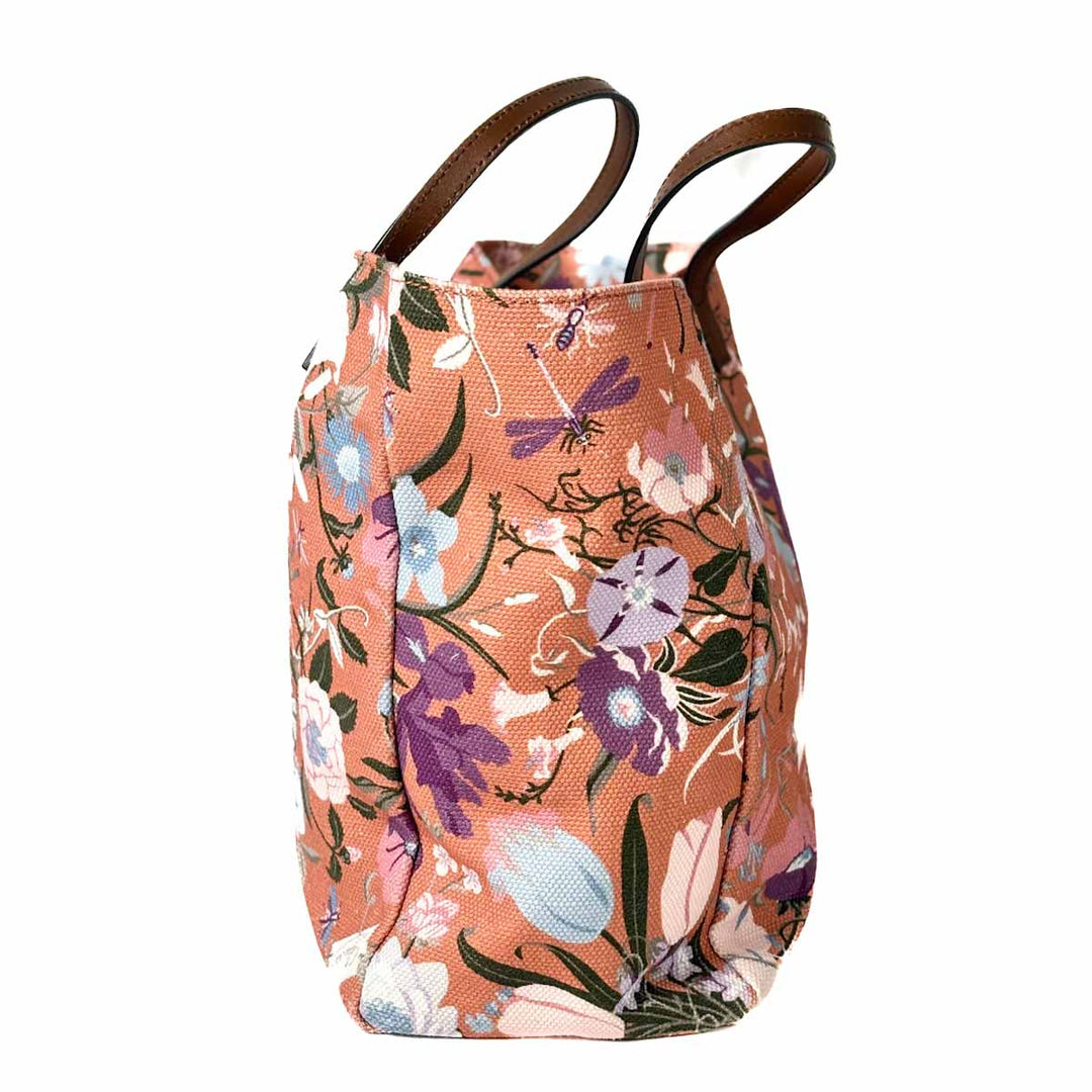 Gucci Multicolor Floral Canvas Tote