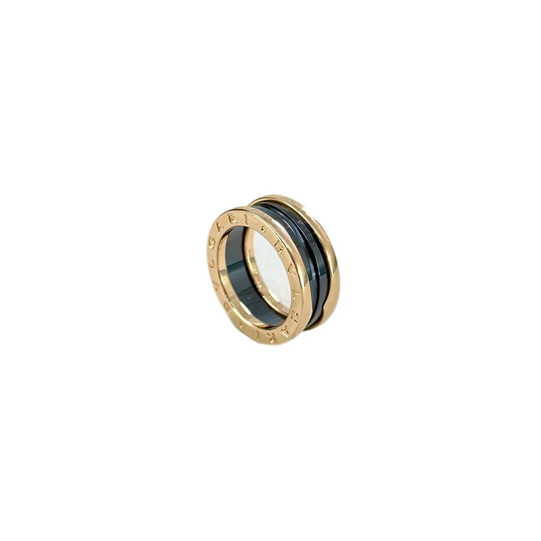 Bvlgari B Zero1 Ring Black Ceramic #53