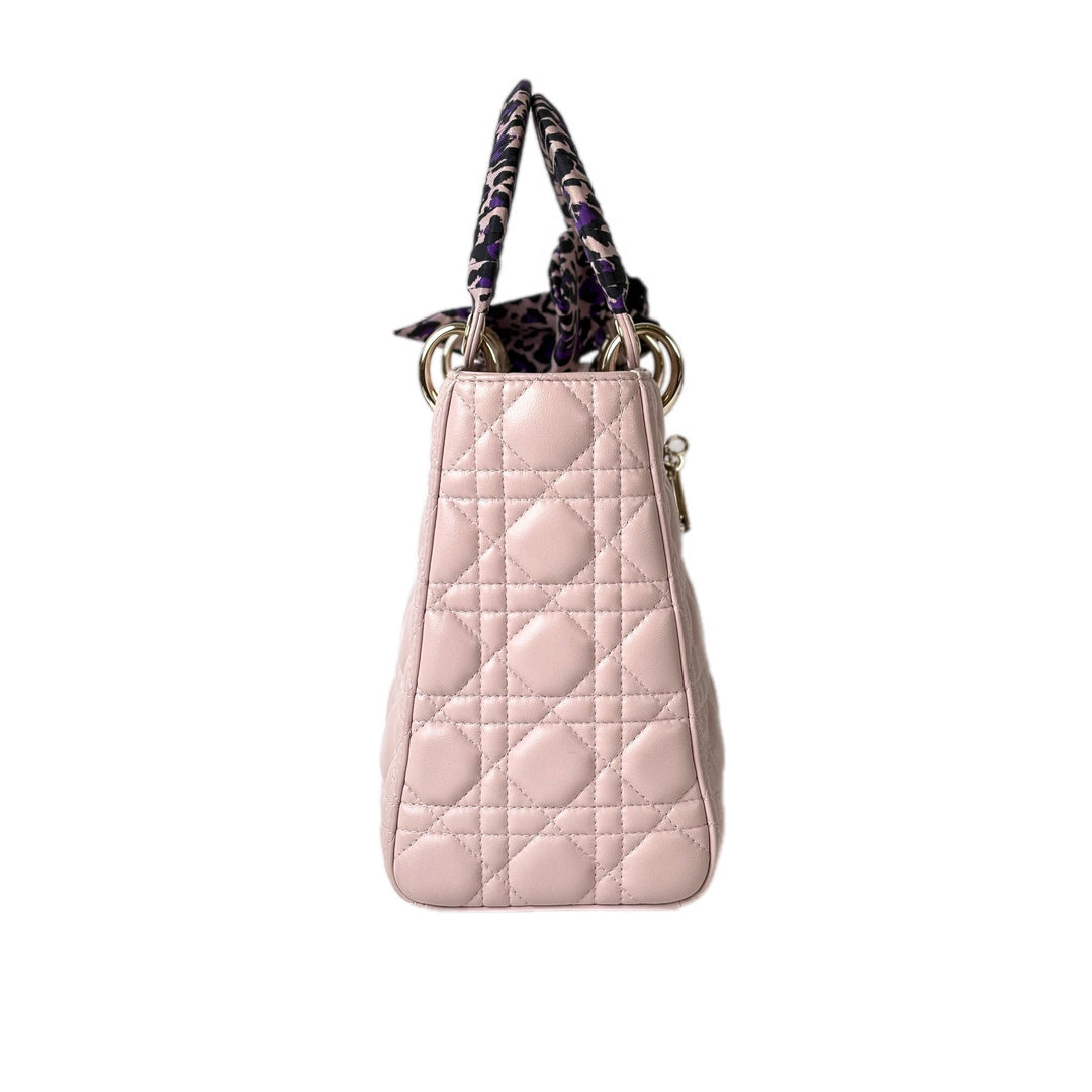 Dior Lady Dior Bag Medium Nude Pink