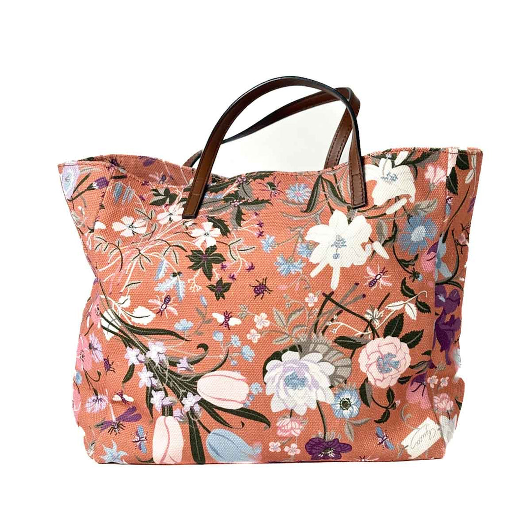 Gucci Multicolor Floral Canvas Tote