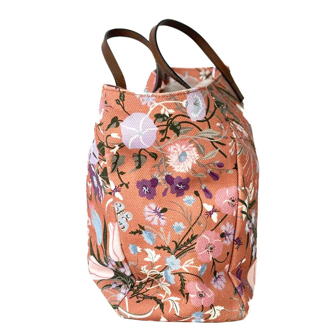 Gucci Multicolor Floral Canvas Tote