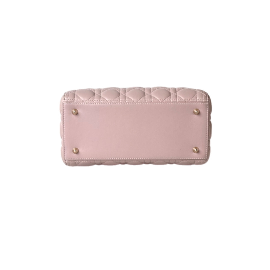 Dior Lady Dior Bag Medium Nude Pink