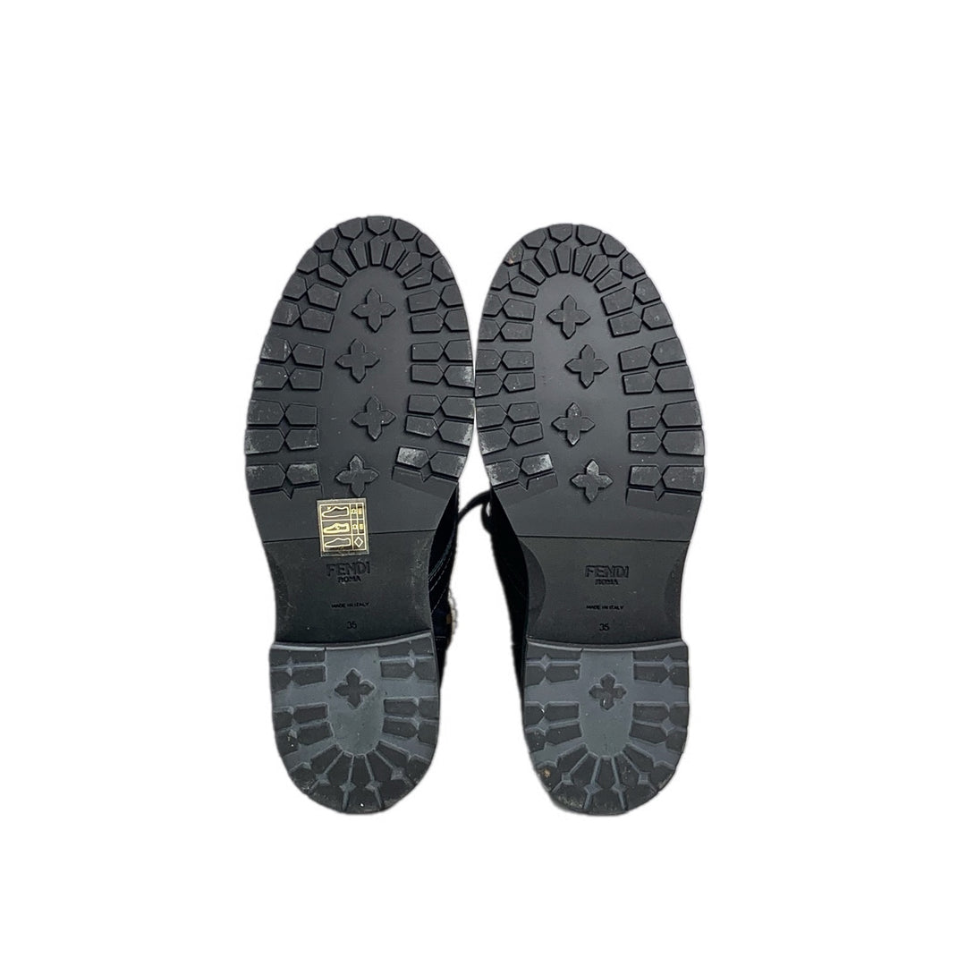 Fendi Black Rockoko Boots #35