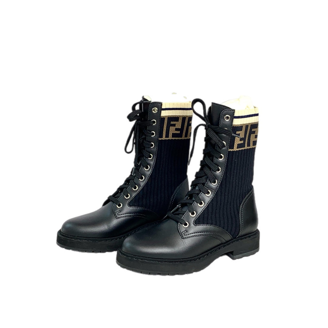 Fendi Black Rockoko Boots #35