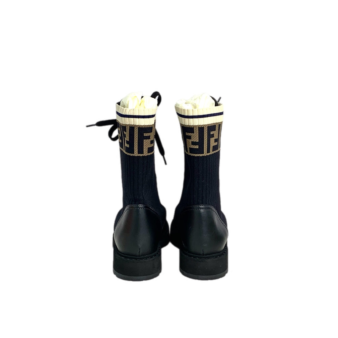 Fendi Black Rockoko Boots #35