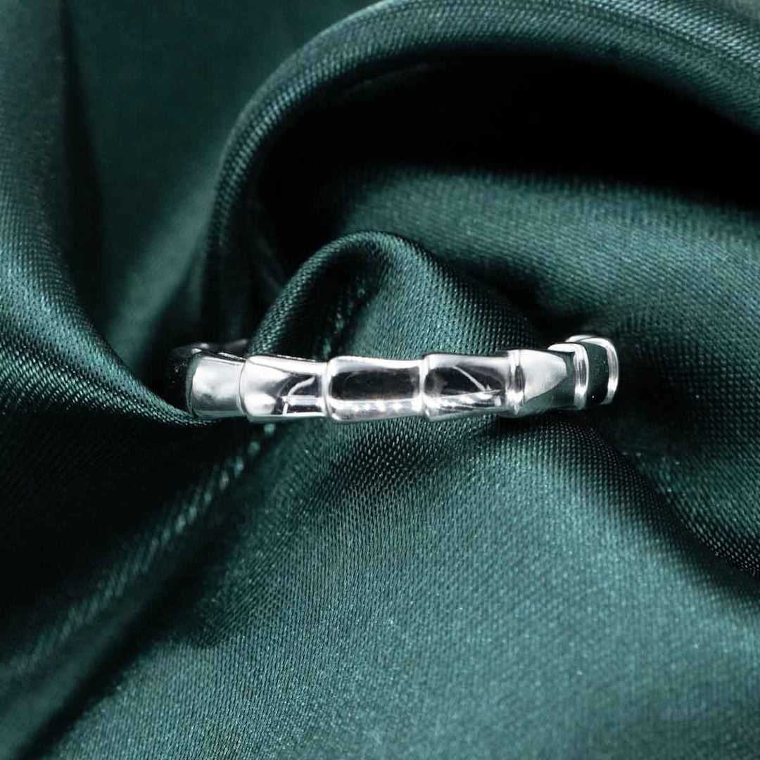 Bvlgari Serpenti Viper 18K white gold Ring #54