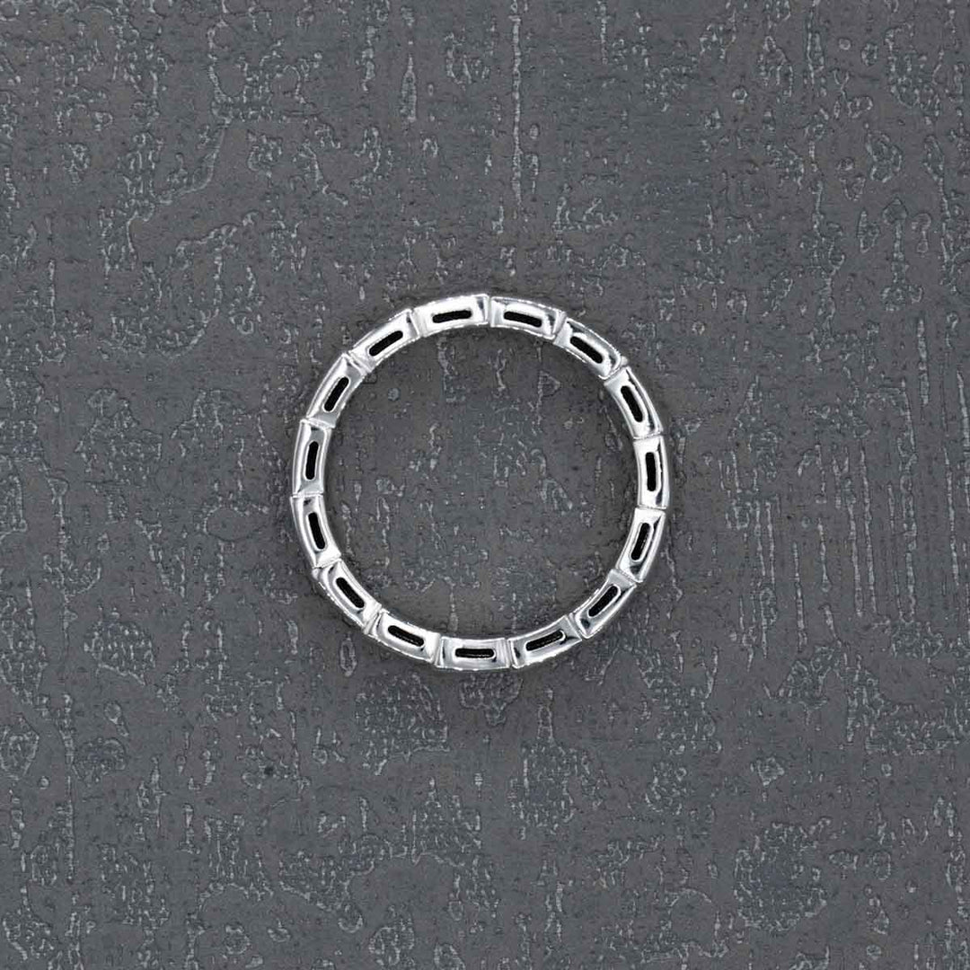 Bvlgari Serpenti Viper 18K white gold Ring #54