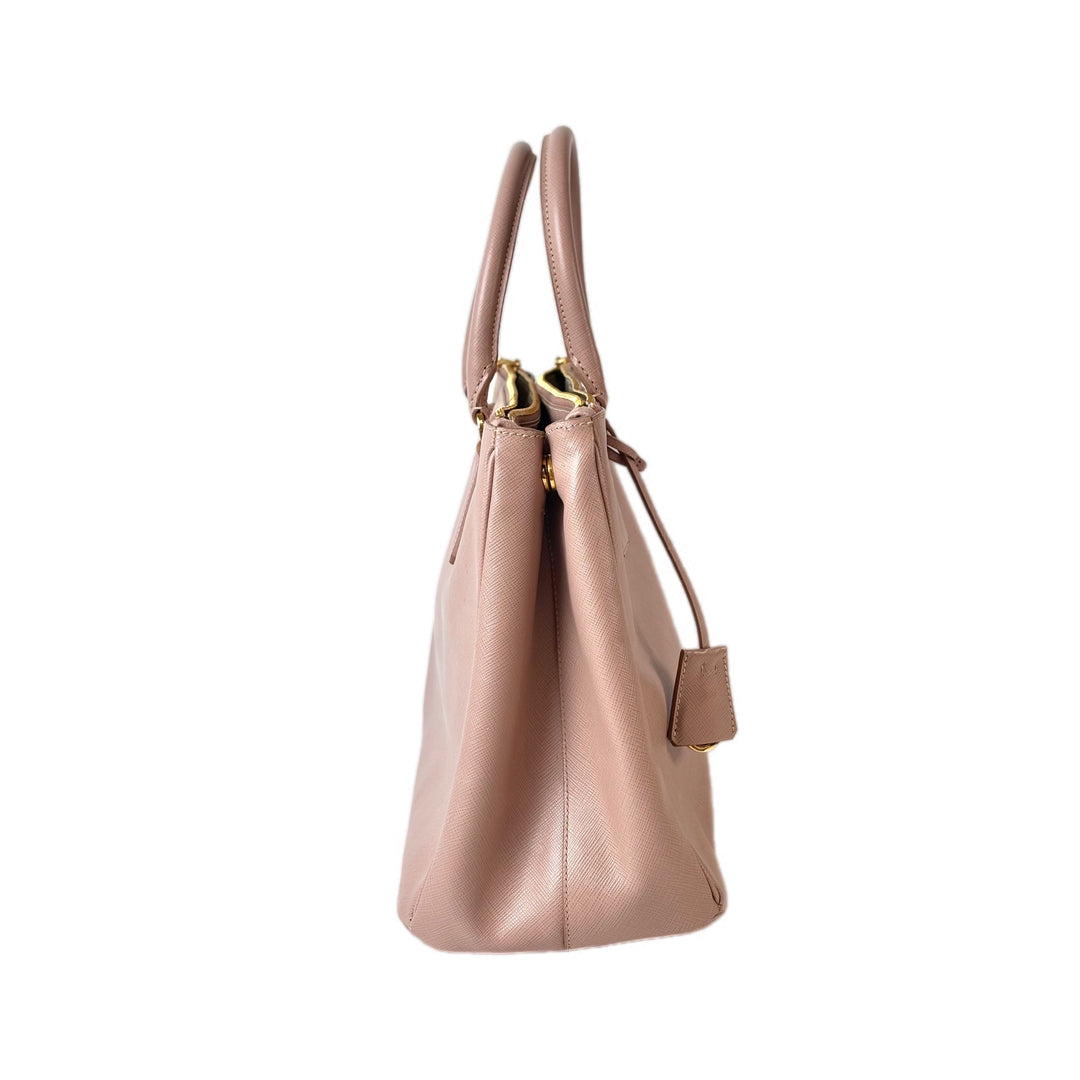 Prada Saffiano MM Pink Bag