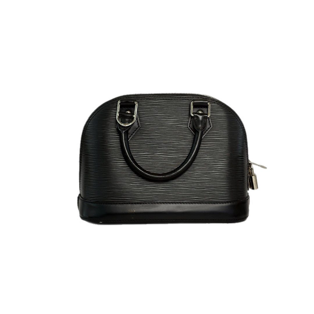 Louis Vuitton Alma Black Epi BB Bag