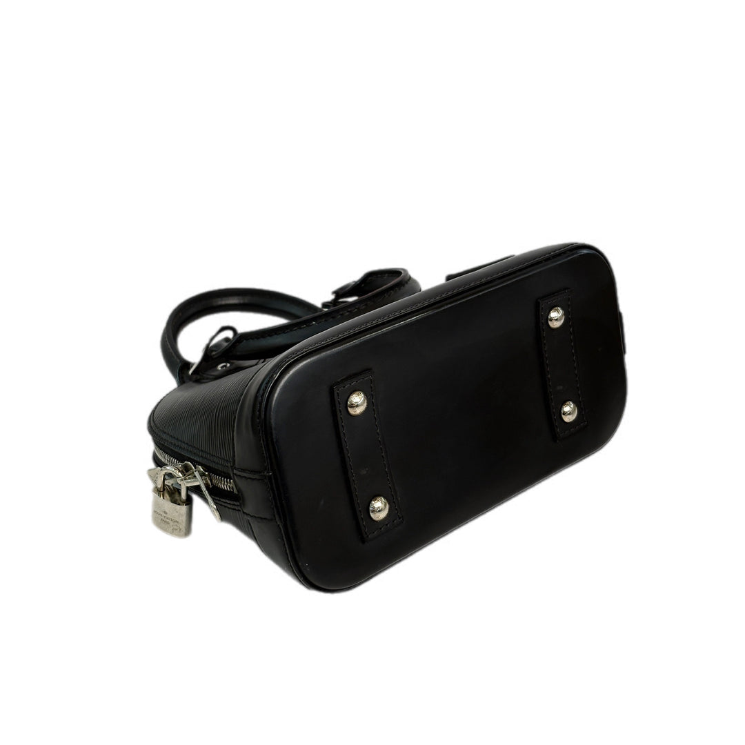 Louis Vuitton Alma Black Epi BB Bag