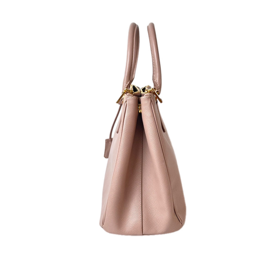 Prada Saffiano MM Pink Bag
