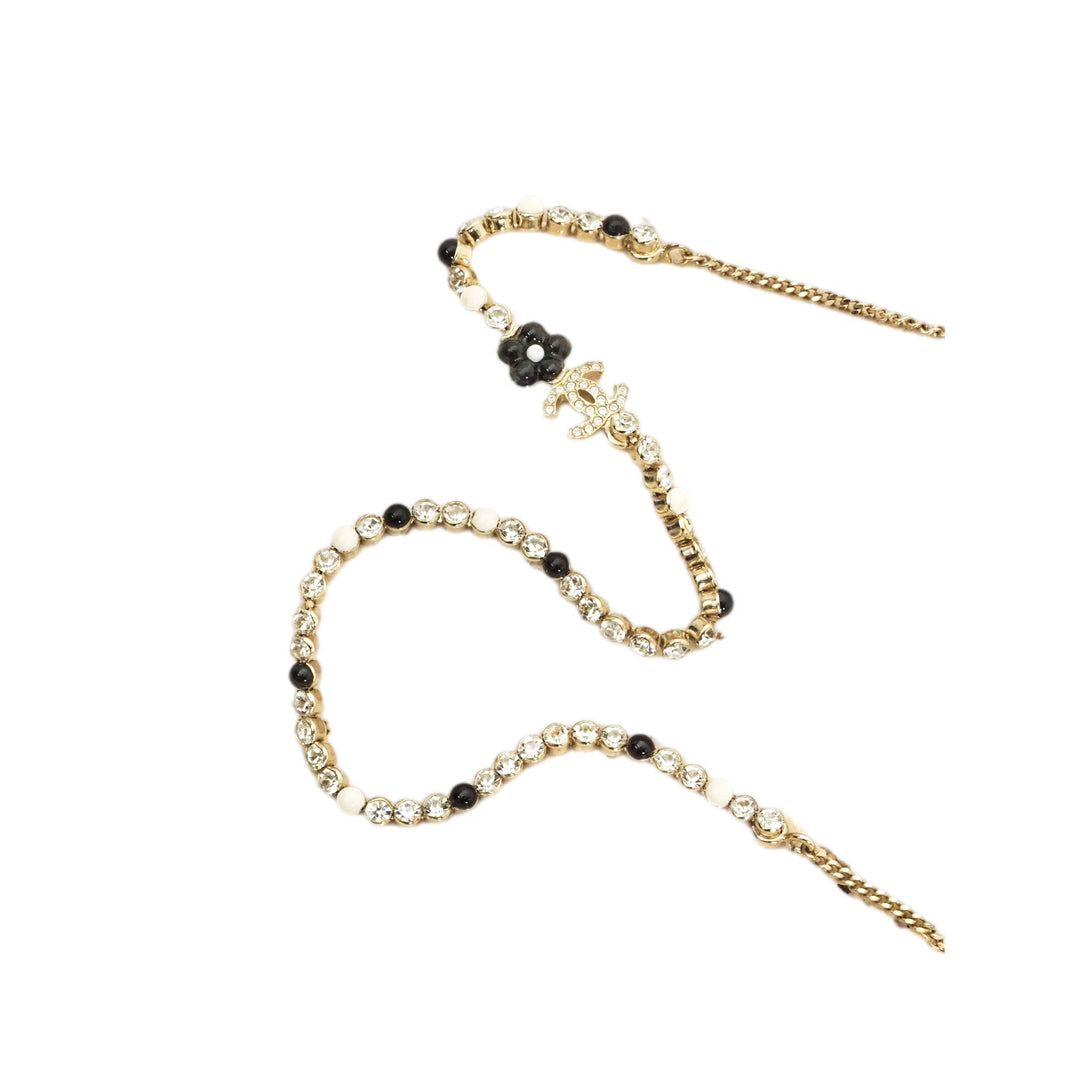 Chanel CC Necklace White/Black