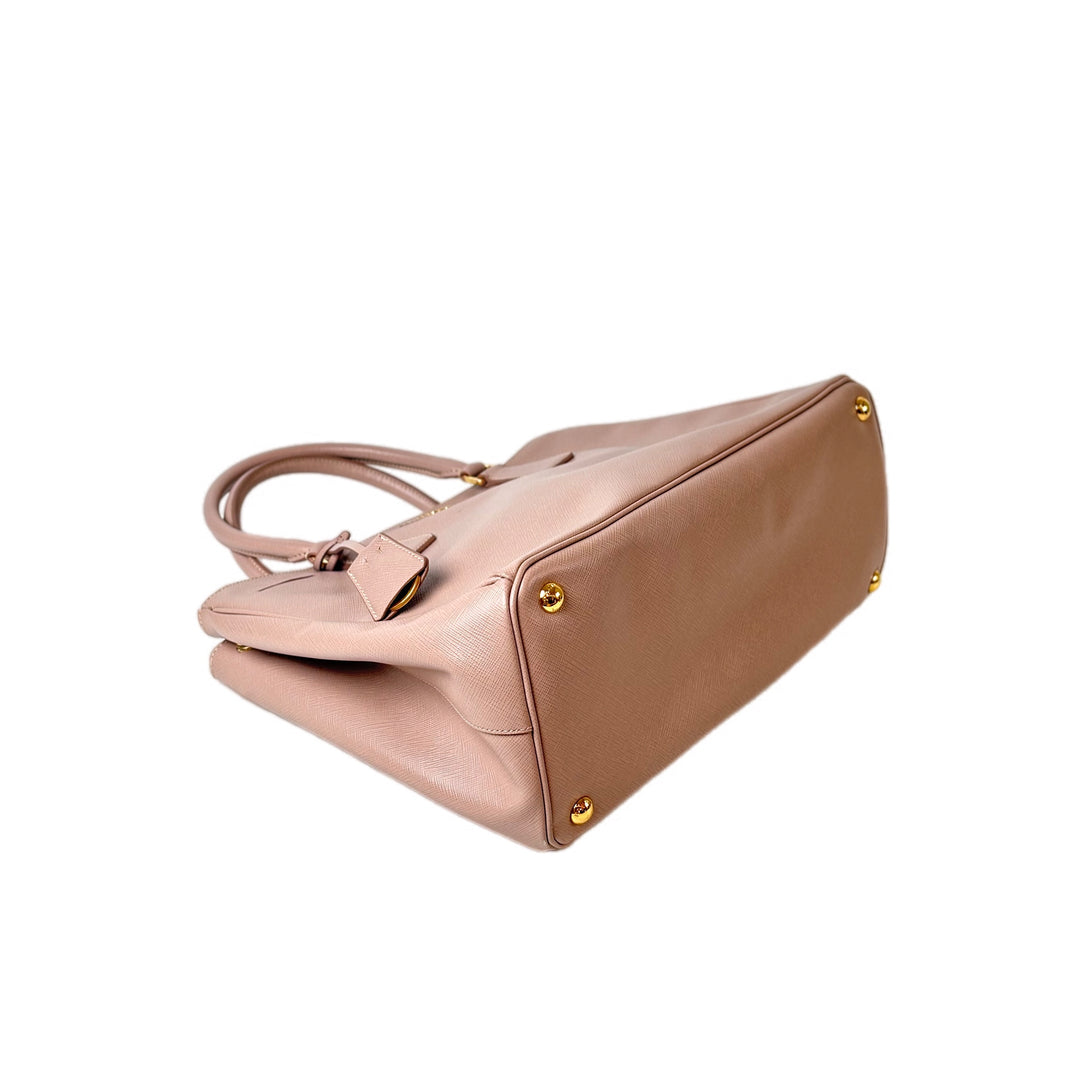 Prada Saffiano MM Pink Bag
