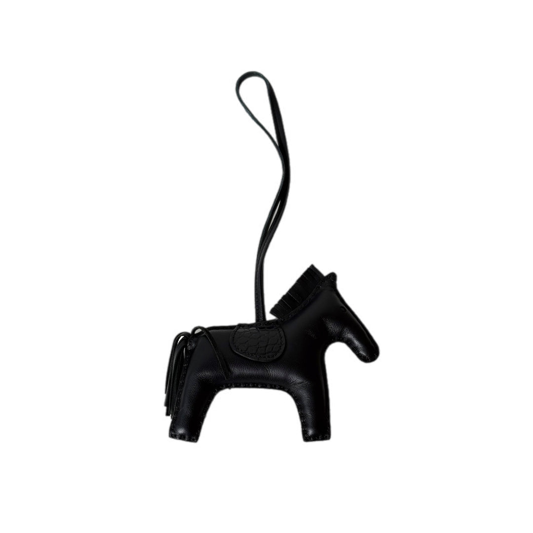 Hermes Rodeo Noir Alligator MM