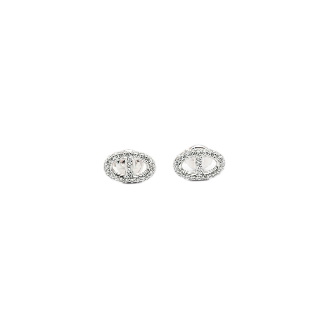Hermes Farandole Earring 18k white gold Diamond