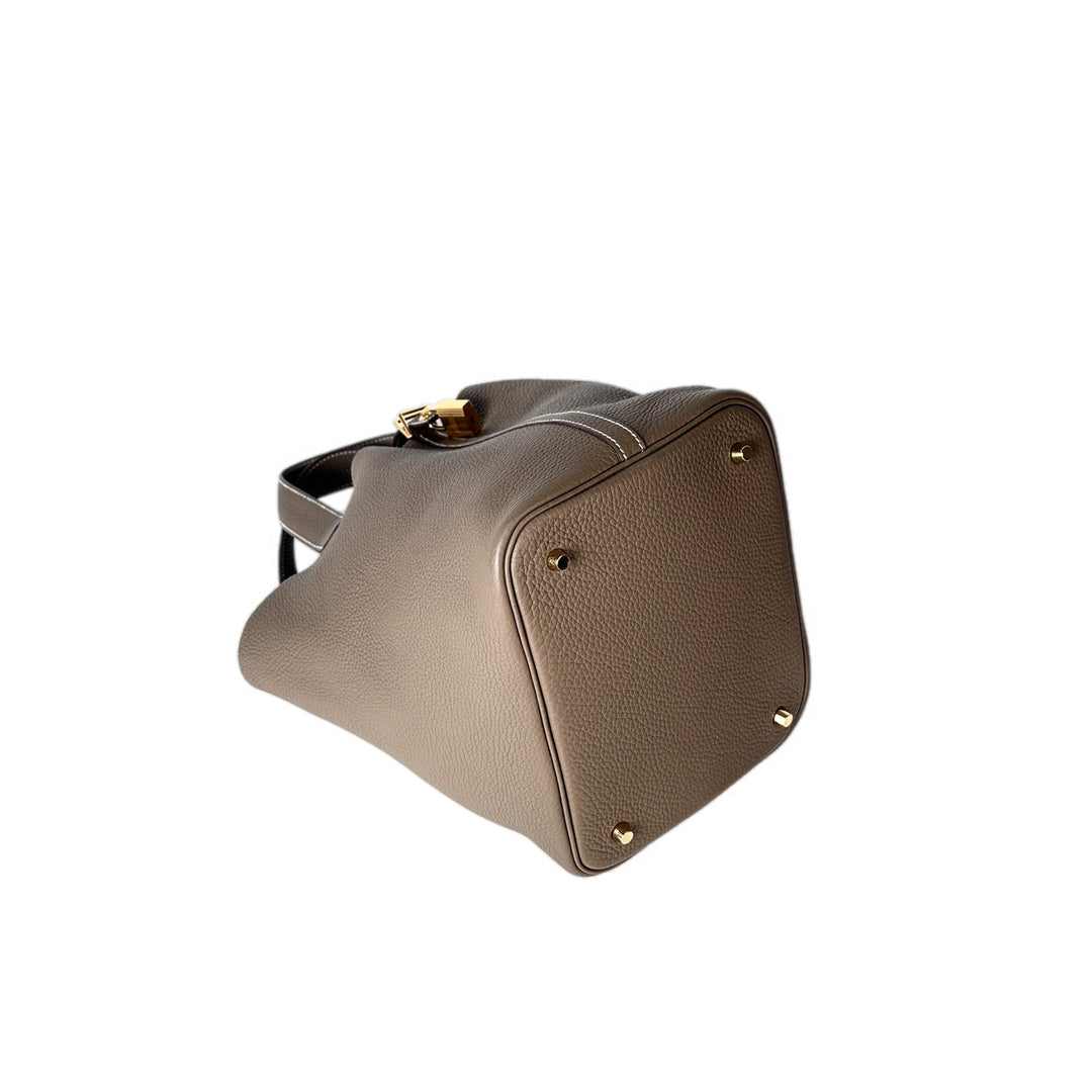 Hermes Picotin 22cm Bag TC Etoupe