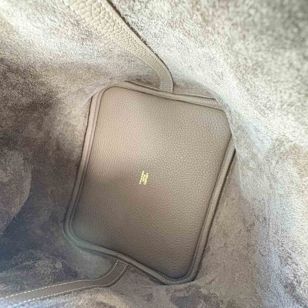 Hermes Picotin 22cm Bag TC Etoupe