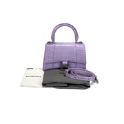 Balenciaga XS Hourglass Bag Purple