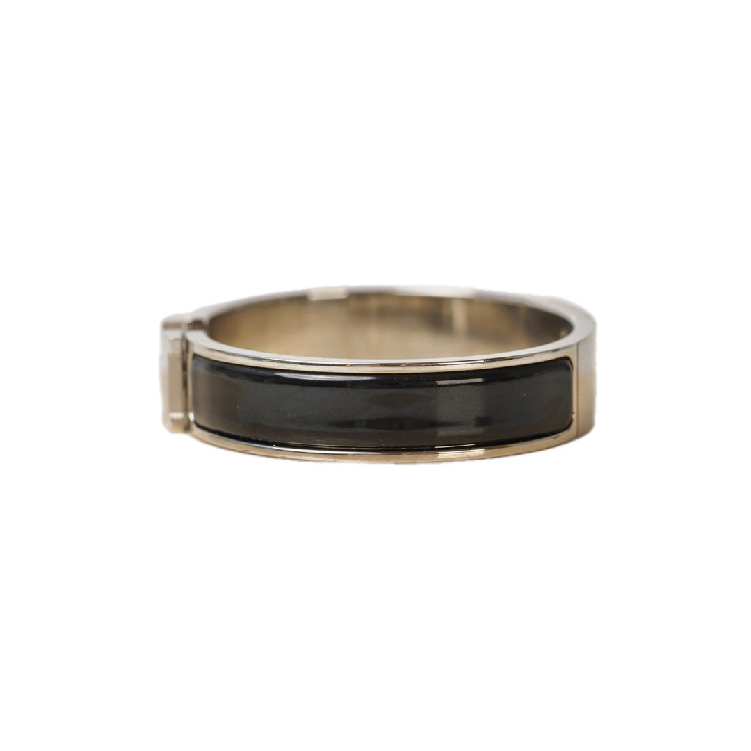 Hermes Black H Clic Bracelet