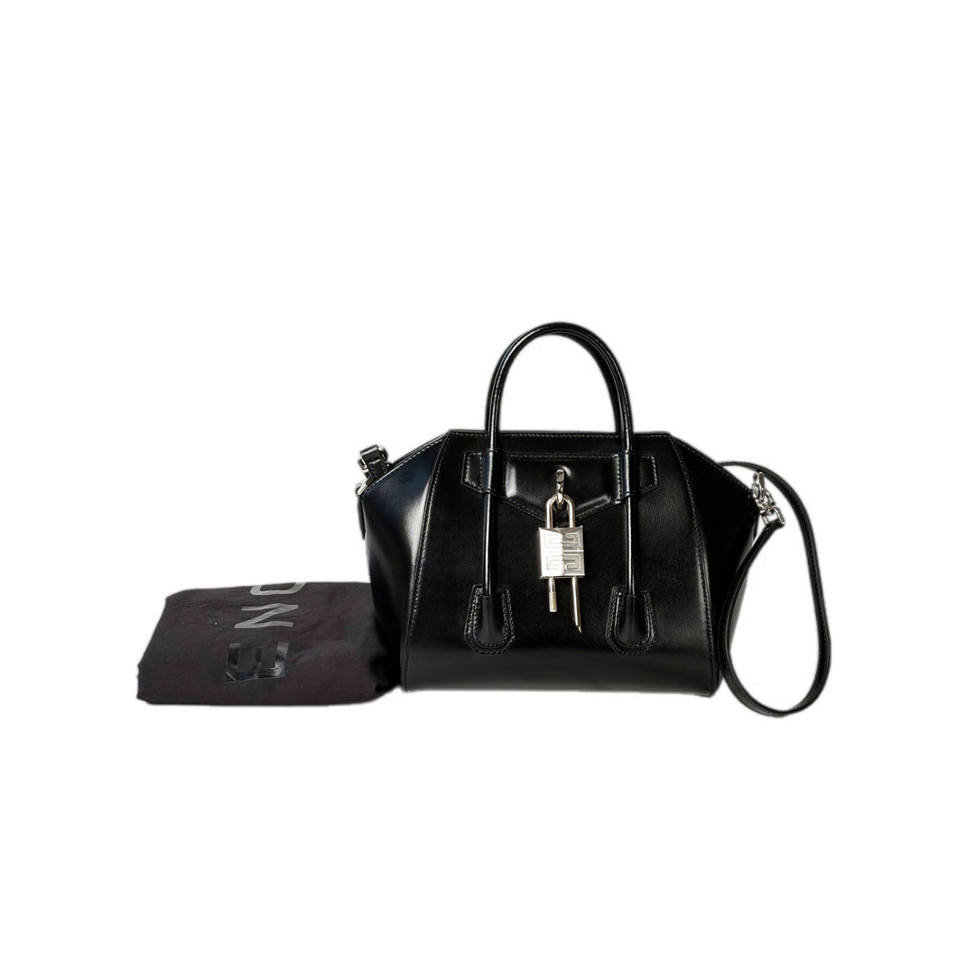 Givenchy Antigona Small Black Lock Bag