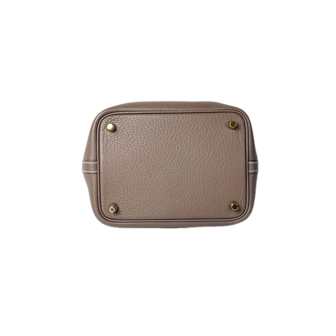 Hermes Picotin 18cm Bag TC Etoupe