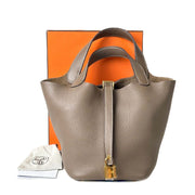Hermes Picotin 18cm Bag TC Etoupe