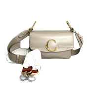 Chloe Grey Small C Bag - Jiaxyk