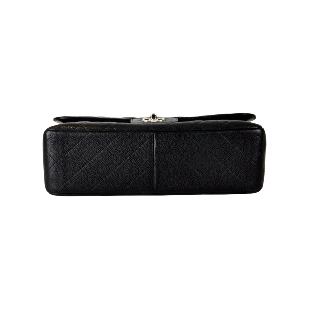 Chanel Black Classic Flap Jumbo Bag