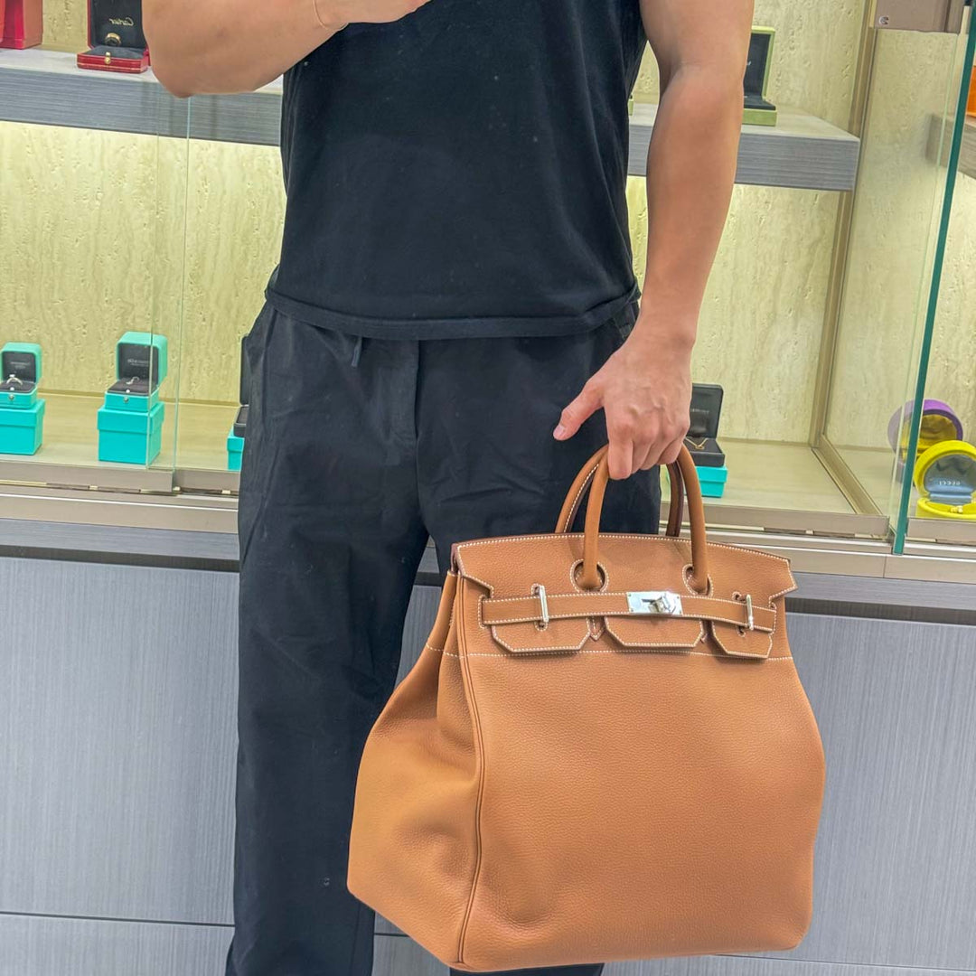 Hermes HAC 40cm Birkin Bag Gold Togo