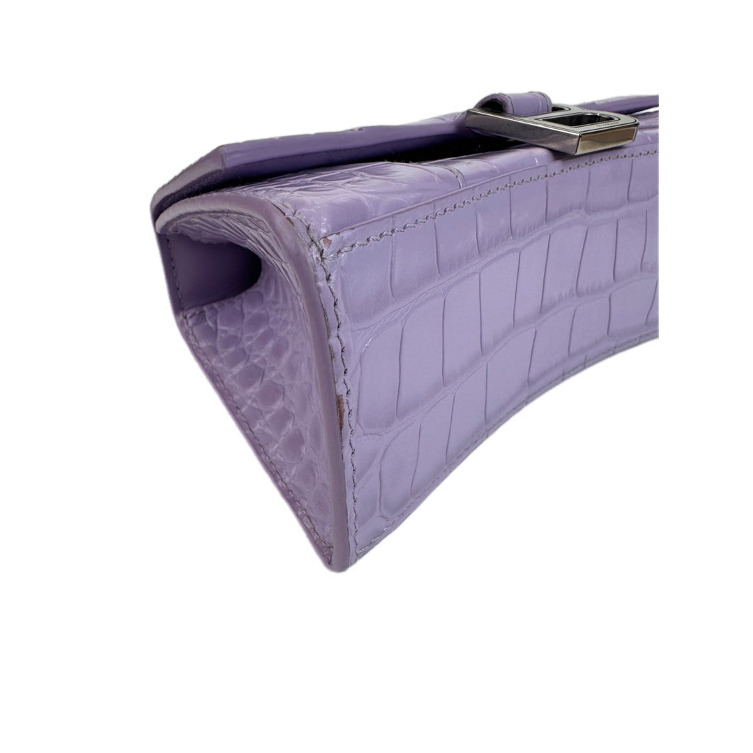 Balenciaga XS Hourglass Bag Purple