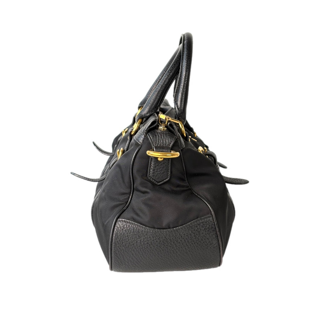 Prada Black Nylon Tote Bag