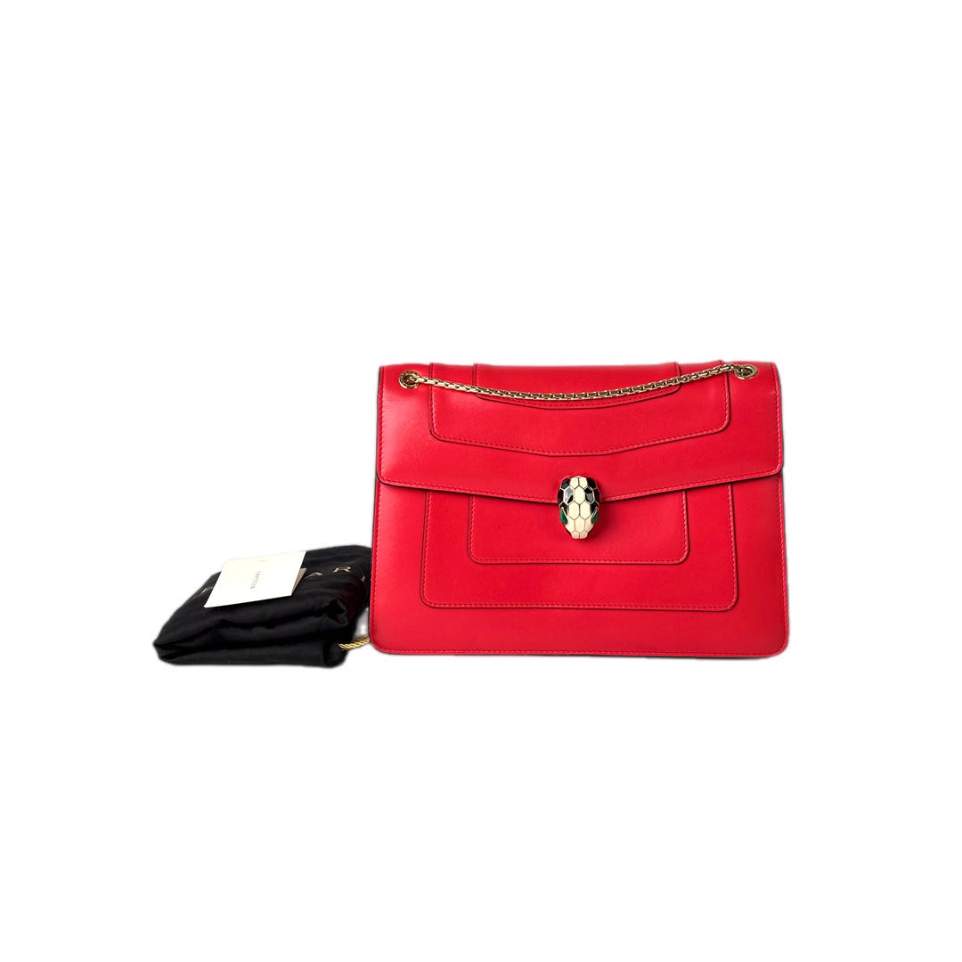 Bvlgari Serpenti Red Bag Cross Body Bag