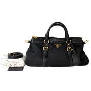 Prada Black Nylon Tote Bag