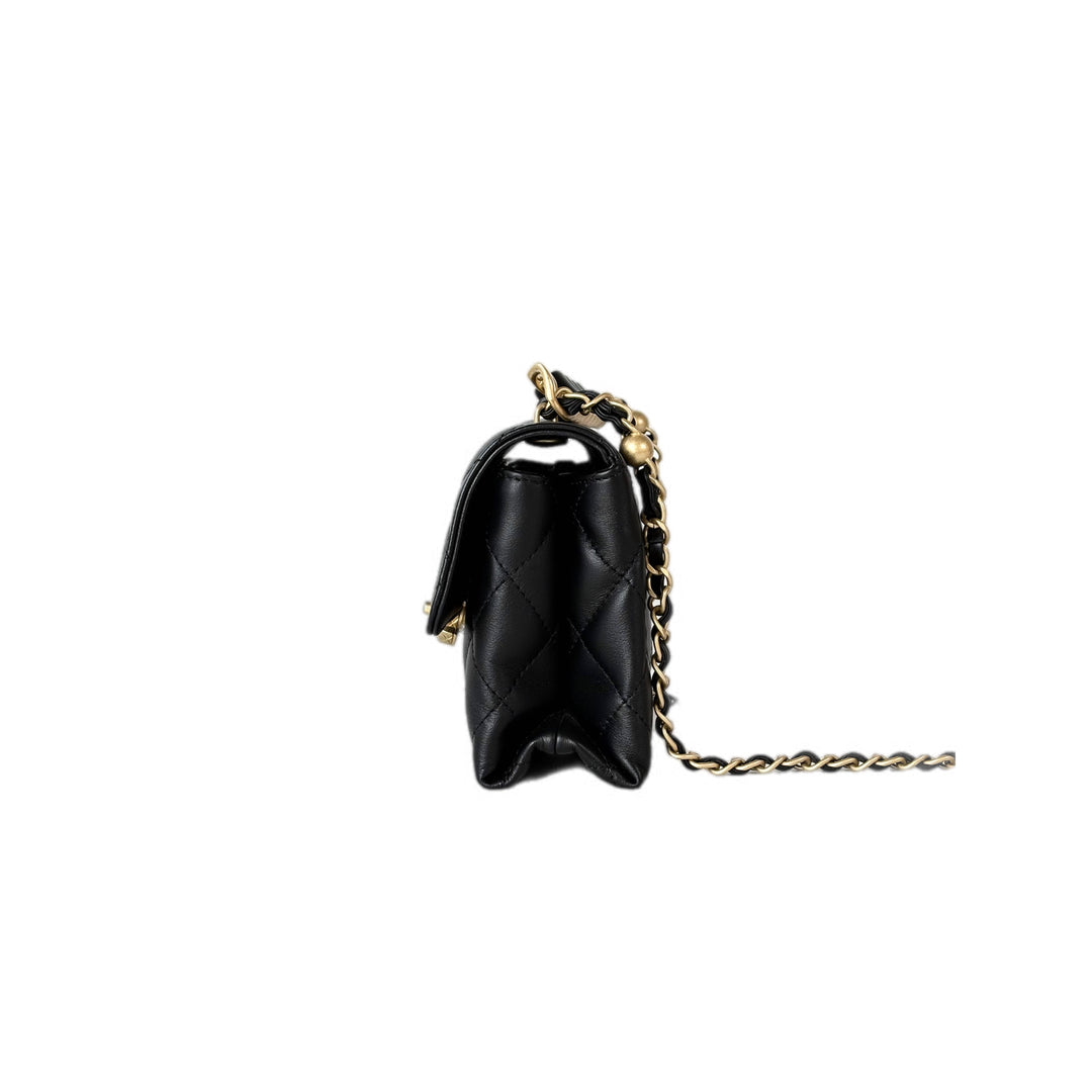Chanel Black top handle Chain Bag