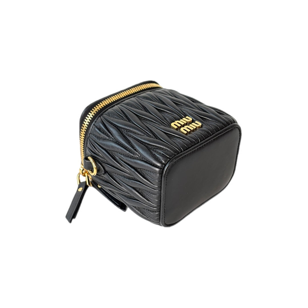 Miumiu Black Vanity Box  Bag