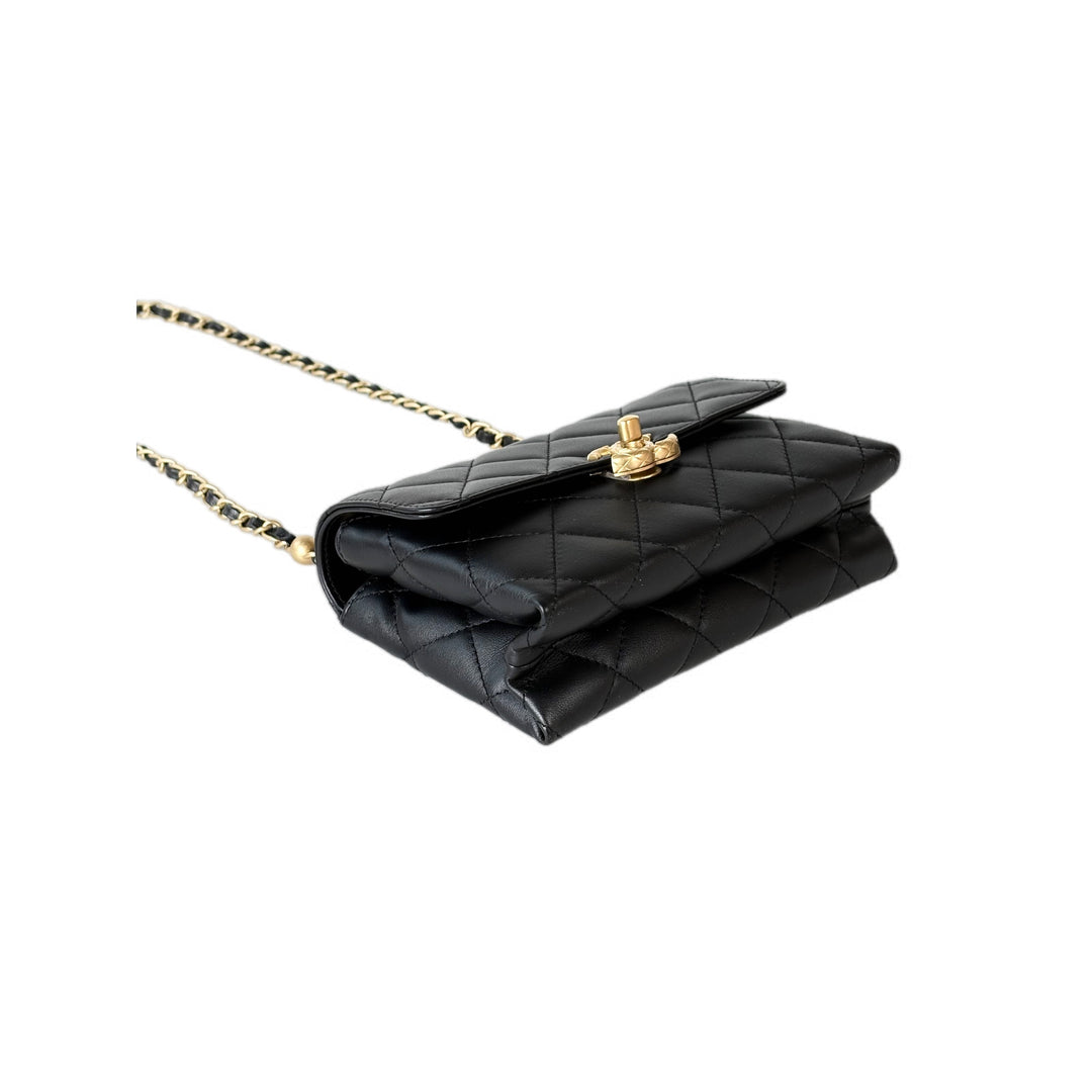 Chanel Black top handle Chain Bag