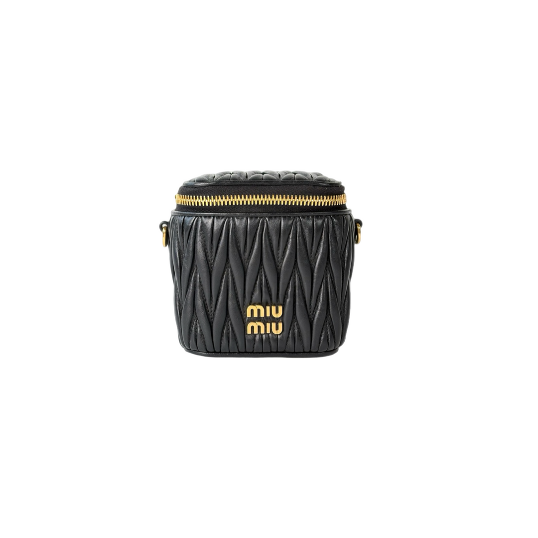 Miumiu Black Vanity Box  Bag